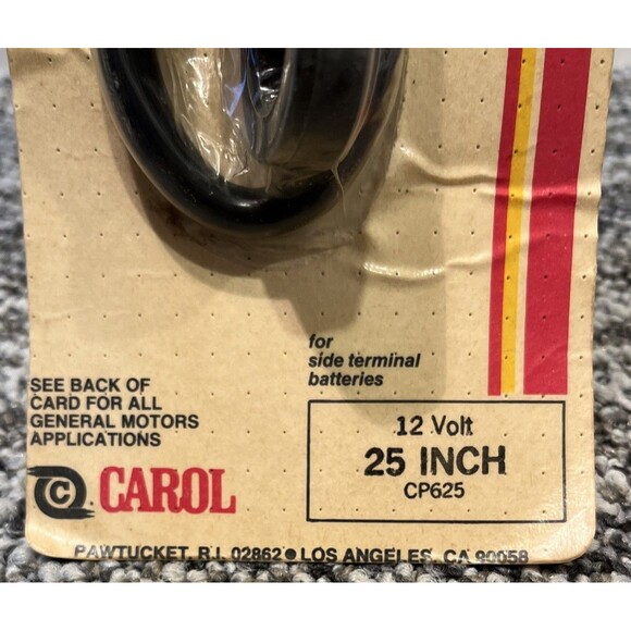 VTG CAROL CP625 Replacement Side Terminal Battery Cable For General Motors USA - Picture 4 of 7